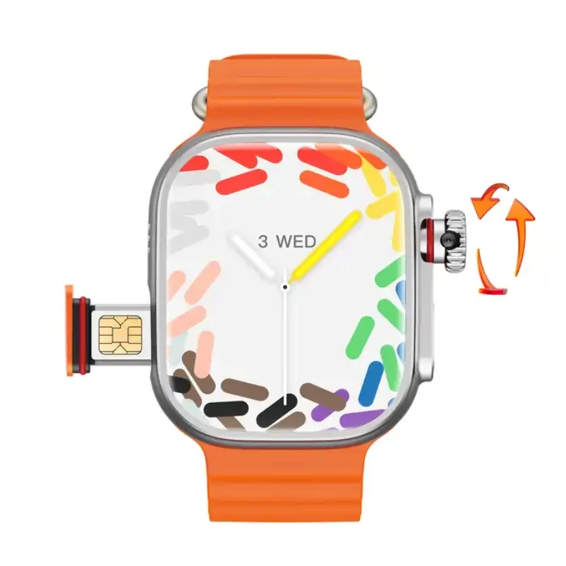 New 4g Sim Card CDS9 Smart Watch Ultra Can Download Apps with Wifi Android Phone Watch Download App and Sim Card 4g Smart Watch