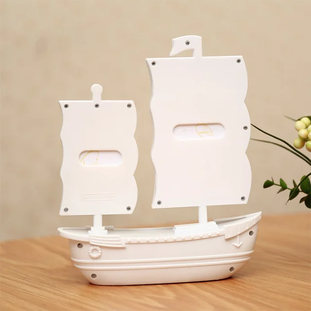 Wholesale Baby Picture Frame Sailboat Tree Helicopter Shape Plastic Photo Frame