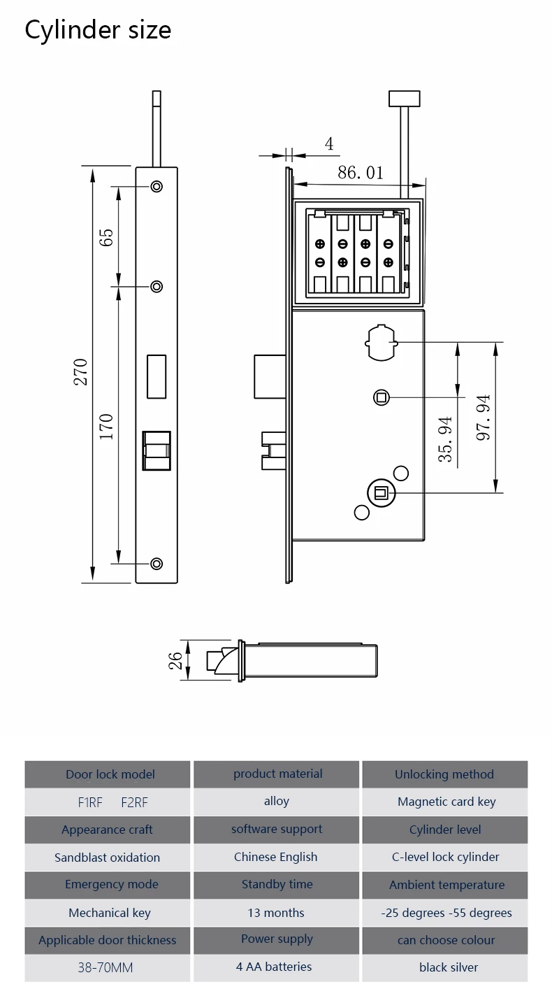 Hot Selling 5 Star Lcd Stainless Chip Temic Inductive Sdk Api Electronic Digital Smart Rfid Key Card Lock Hotel Handle Set Door