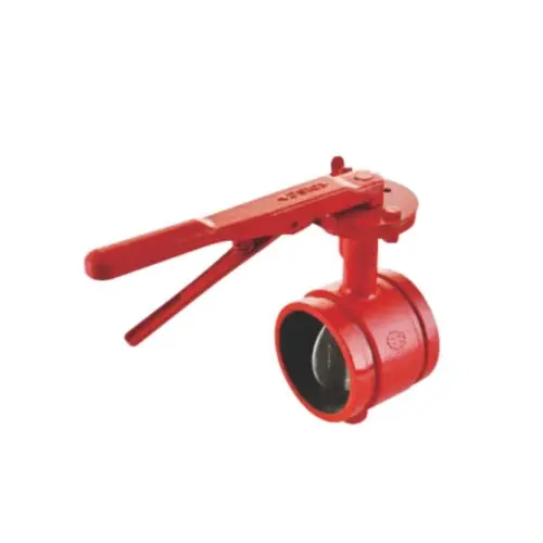 high quality factory wholesale D81X D381X handle grooved butterfly valve