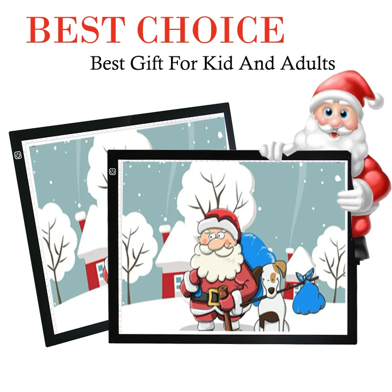 Portable Tracer light pad Ultra-Thin  A3 Size LED Tracing Pad Light Box dimming Brightness for  Artists Drawing x-ray viewing