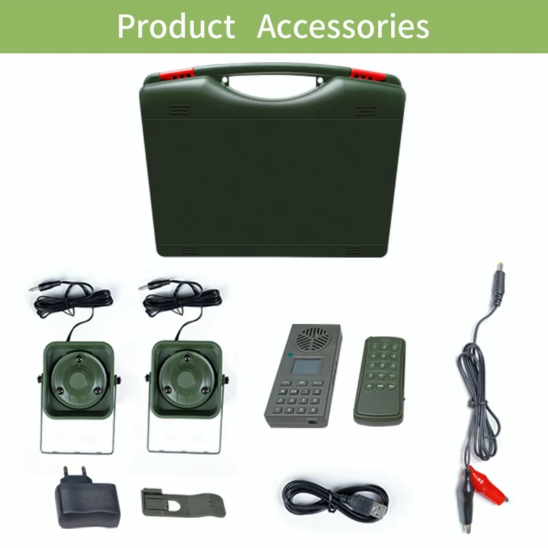 Factory offer waterproof  Mp3 Birds Voice 50W Remote Control Animal Fox Deer Call Hunting Caller With Buzzer CSW-985R