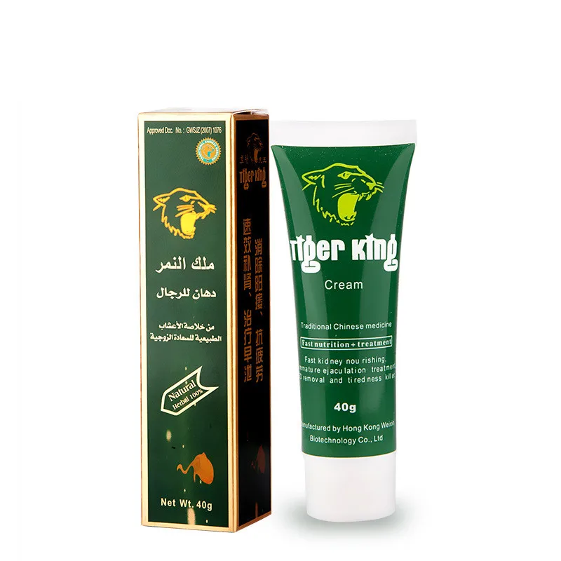 New Listing Male Sex Product Tiger King Massage Penis Care Cream