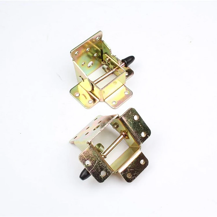 Furniture Hardware Table Leg Self Locking Bracket for folding table adjust spring table leg hinge