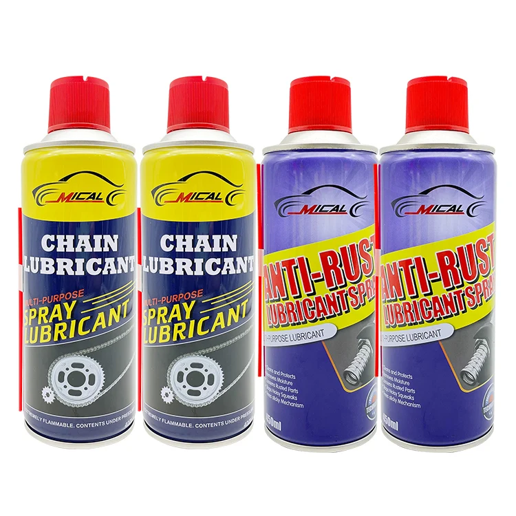 Factory price Mechanical car care cleaner maintenance chain lube rust remover lubricant spray