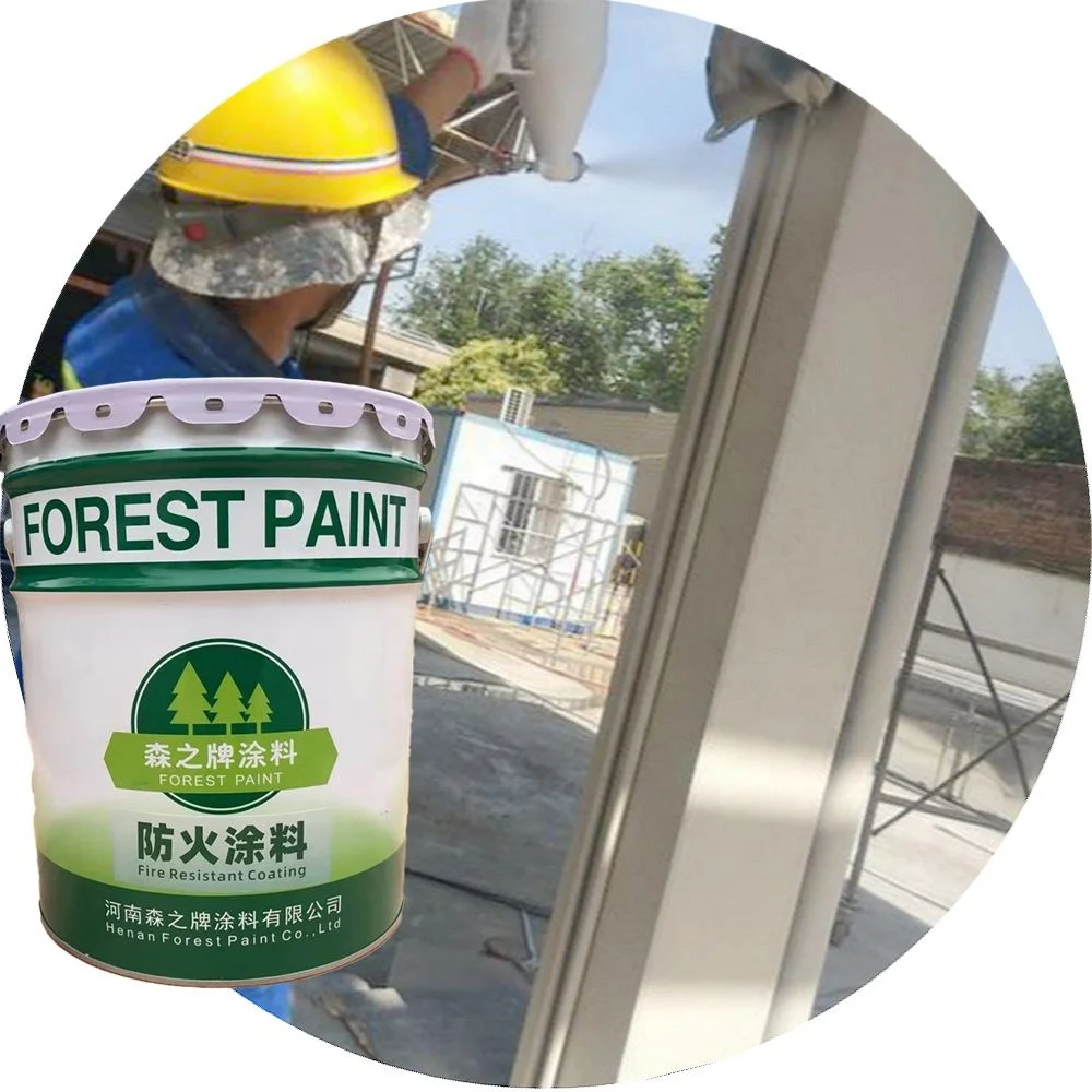Anti fire paint plus fire retardant intumescent water based paint