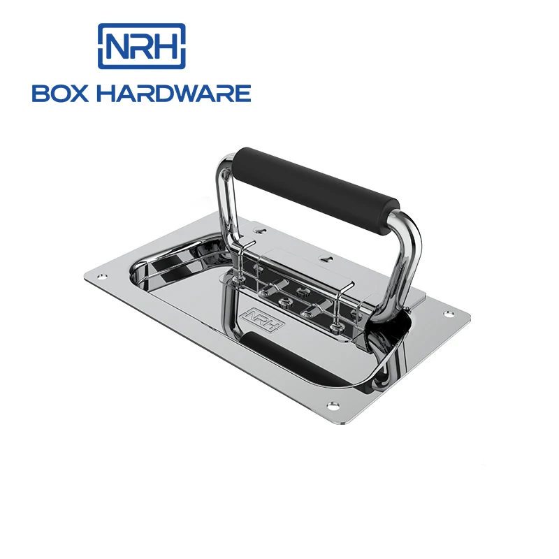NRH 4101-132 Large Dish Recessed Handle  Flight case hardware Spring loaded recessed handle