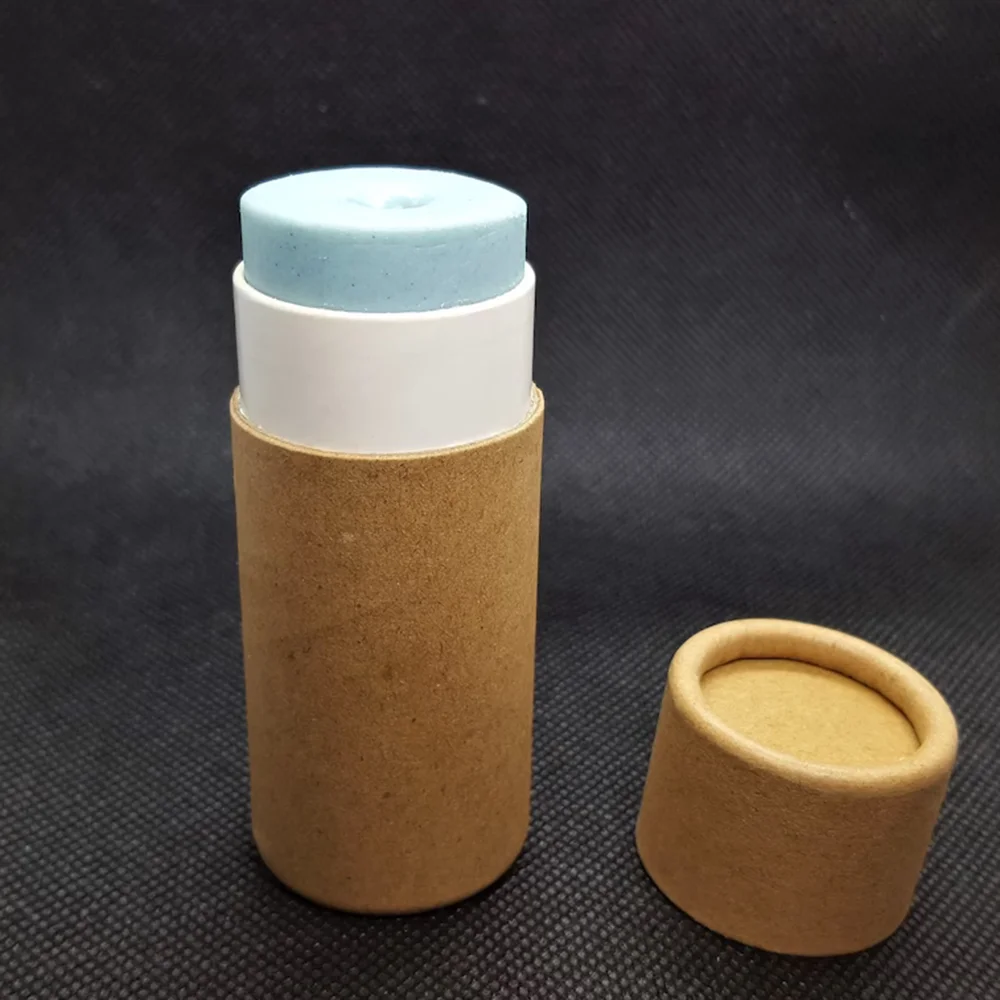 Factory price 1.5 oz Lip Balm  Twist Up Paper Tube Packaging twist paper chapstick tubes