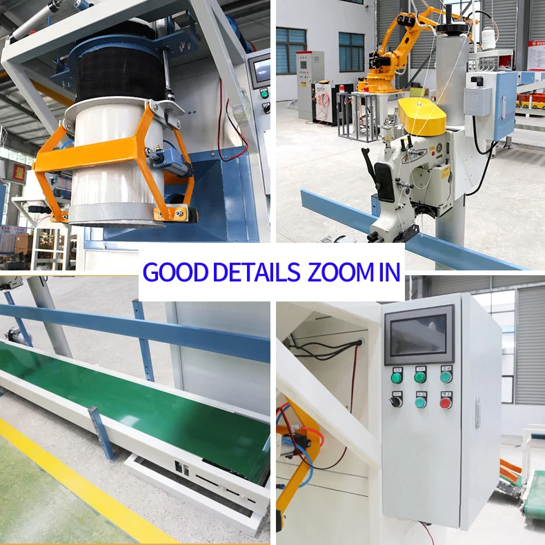 Automatic sealing feed pellet machine corn feed fertilizer quantitative weighing packaging scale
