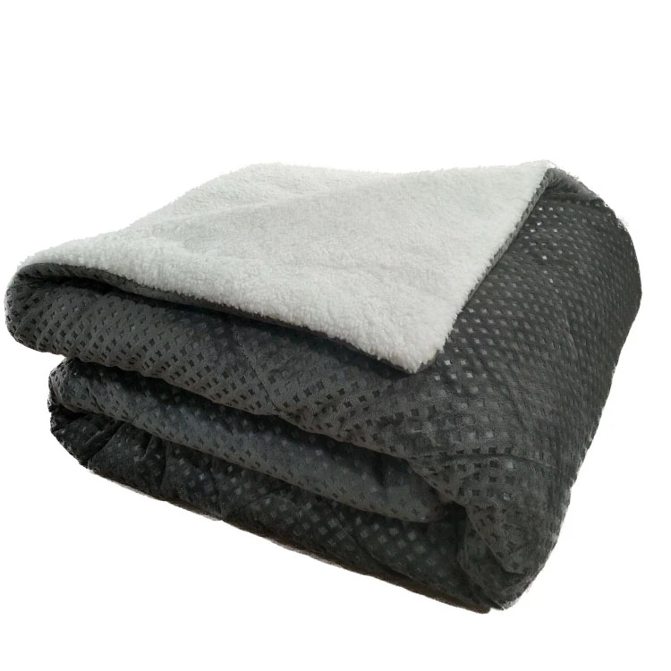 200gsm pp Cotton Quilted Polyester material Fabric Warm Winter Comforter Quilt Cotton Filling