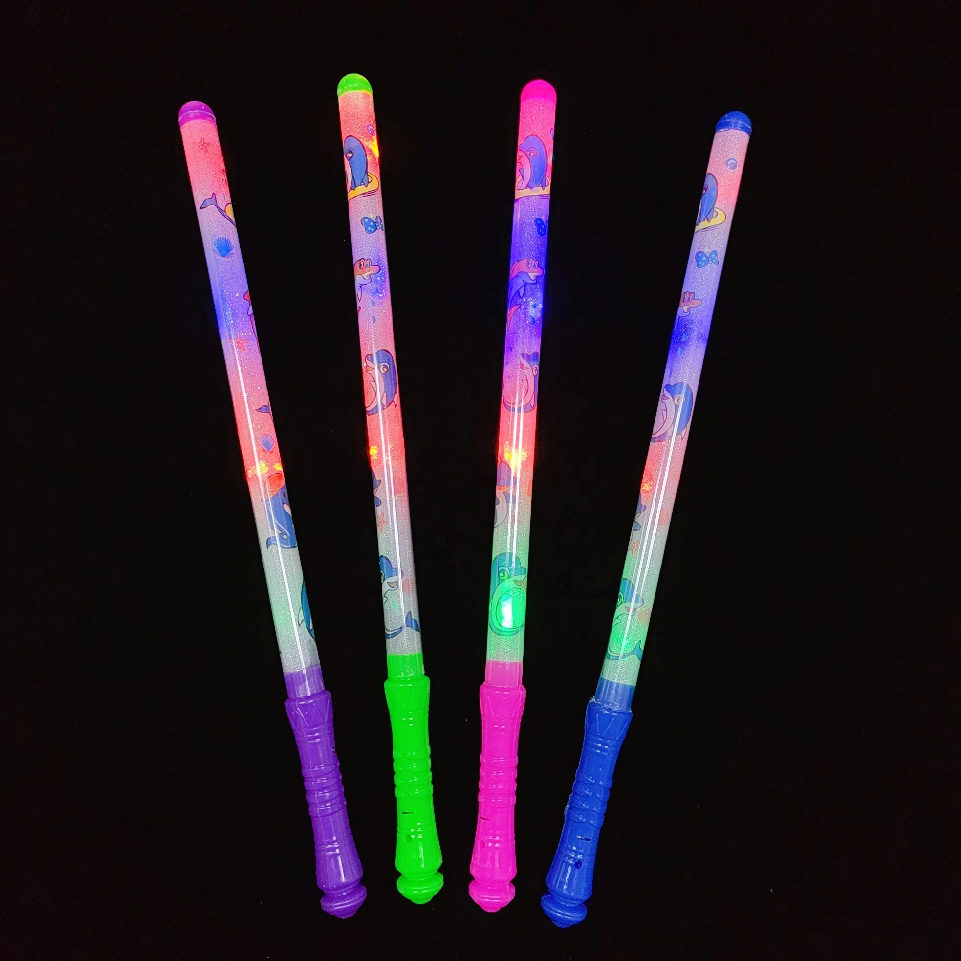 Wholesale Flashing  Glowing Stick Light  LED  Party Event  Gift Party Weeding Christmas Plastic Everyday