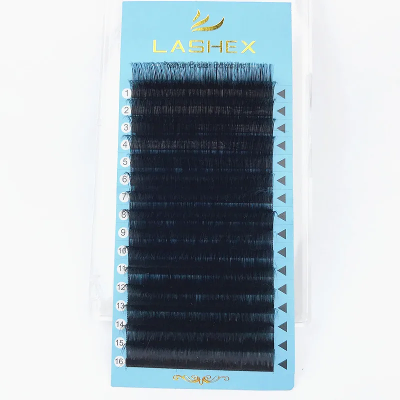 Wholesale price cashmere mink black volume lashes private logo eyelash extension Korean PBT fiber super volume eyelash