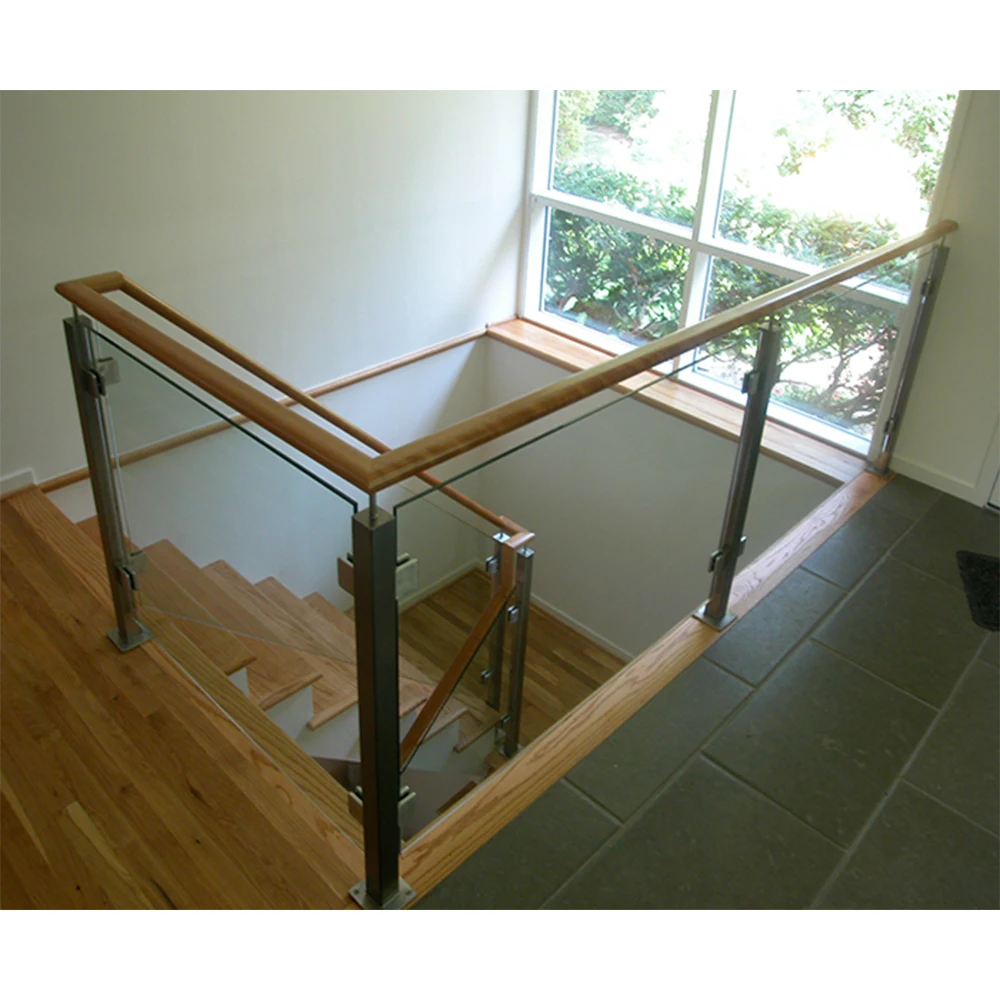 Cheap iron pipe baluster fiber glass wood balcony railing cast iron stair railing