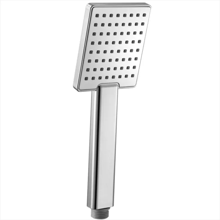 Hot Selling square abs plastic hand shower chrome water saving handheld shower