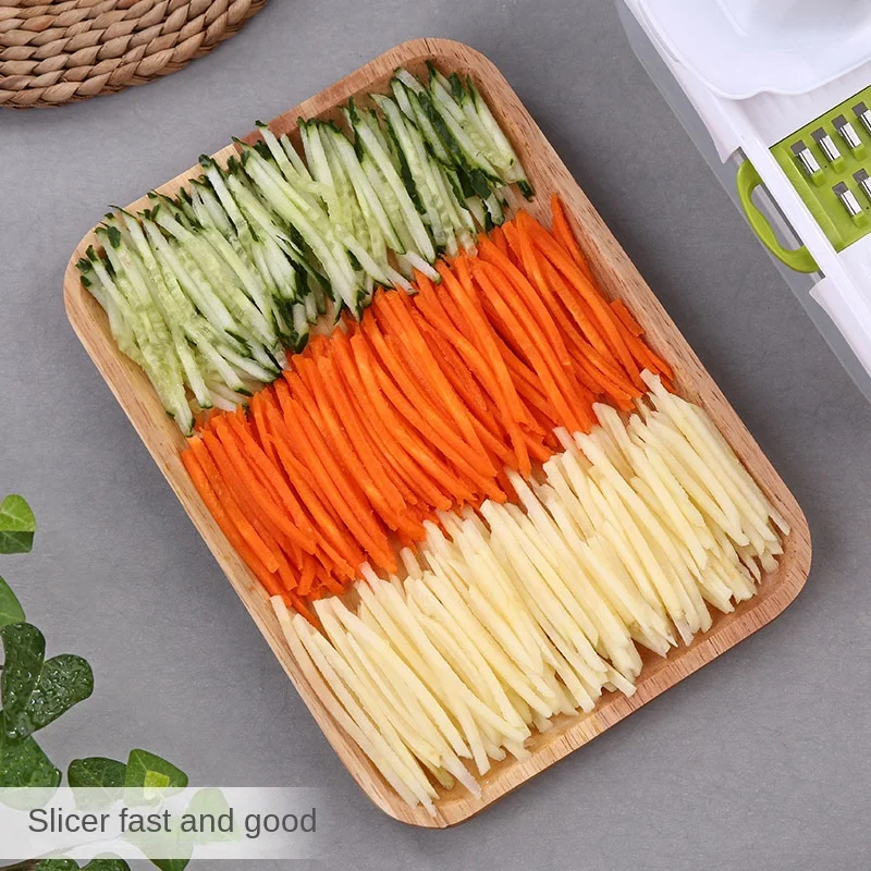Vegetable Cutter Machine Multi Functional Vegetable Cutter Vegetables Fruits Cutter Chopper Slicer Fresh Fruit Salad