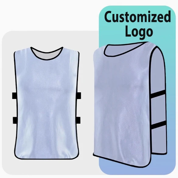 Cheap 100% Polyester Football Vest Mesh Training Soccer Vest Soccer Bibs Football Team Training Free Custom and Design