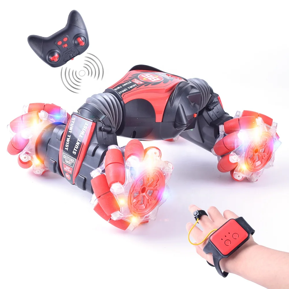 High Speed 360 Degree Rotation Drift stunt double side Watch radio control hand gesture control twisted car