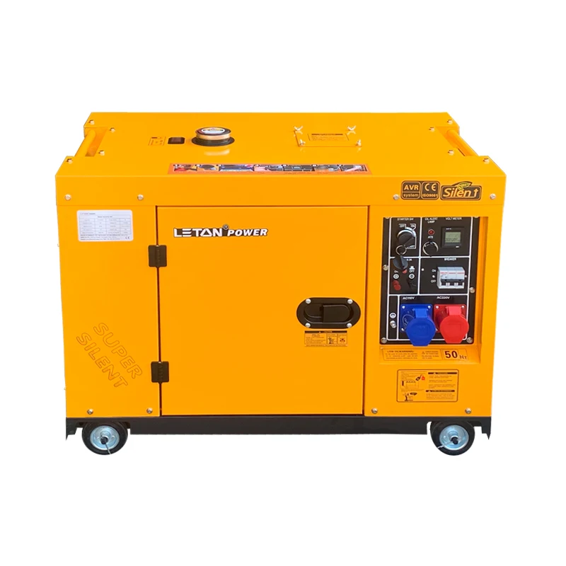 super silent canopy 12 kVA 10 kW diesel generator price generator for sale philippines LETON diesel generator set
