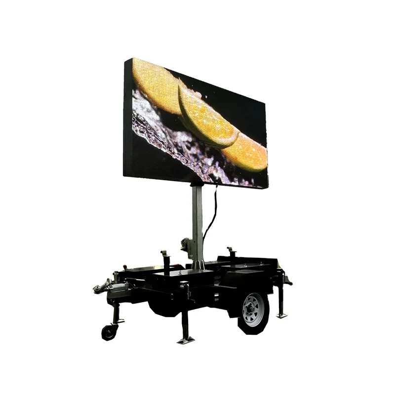 3 Square Meters Flexible and Convenient Commercial Advertising Outdoor Digital Mobile LED Display Trailer ST3M
