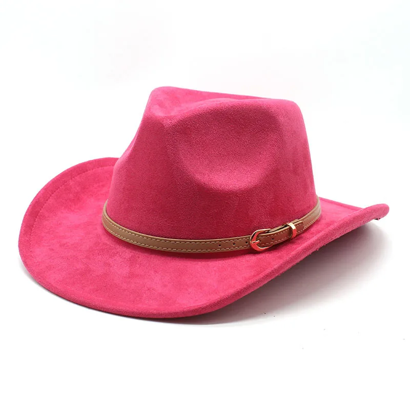 Hat Western cowboy  cattle  Hats golf Wholesale Sombrero  casual OutdoorNew Cowboy Hat Fedora Wide custom