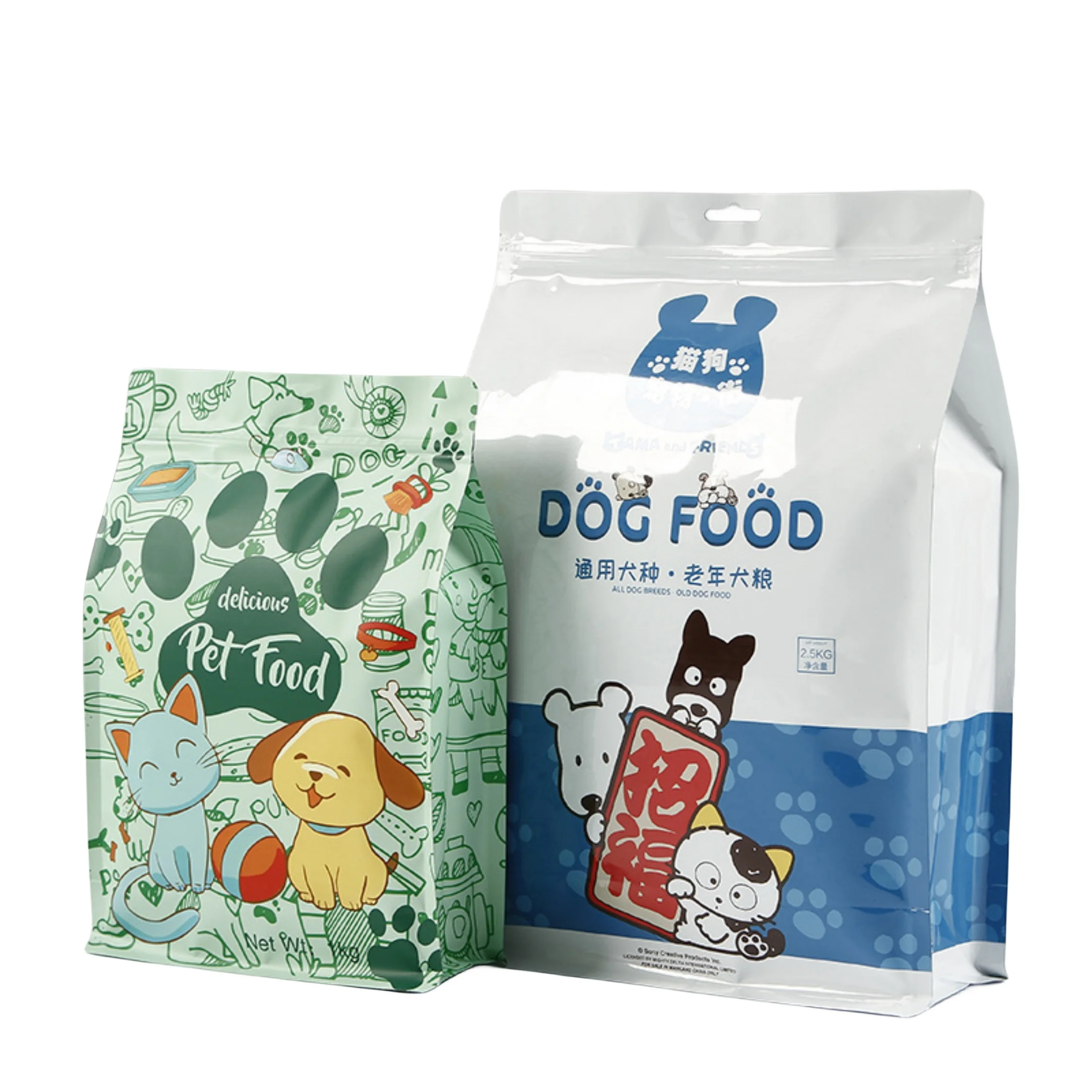 Plastic Vacuum Bags for Frozen Fish Meat Cheese Beef Chicken Food Products Packaging Stand up Barrier Pouch with Logo Heat Seal