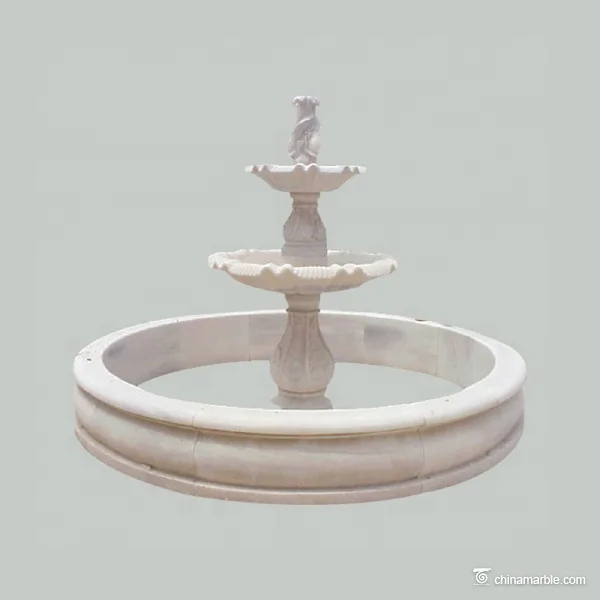 outdoor fountain garden/cherub fountain pool marble fountain