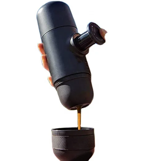 
OEM 8 Bar Hand Operated Non Electric Home Travel Car Camp MINI Portable French Press Espresso Coffee Maker Machine 