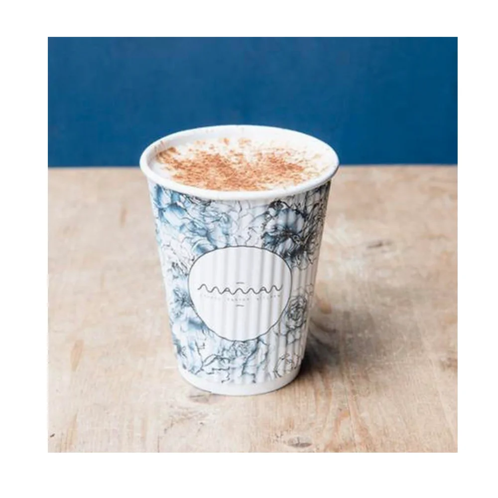 High End Quality Exquisite Printing Design Anti Softening Classic Party Paper Disposable Coffee Cup