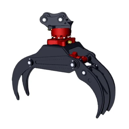 High Quality Industrial Grade Practical Grapple Crane Log Excavator Grapple