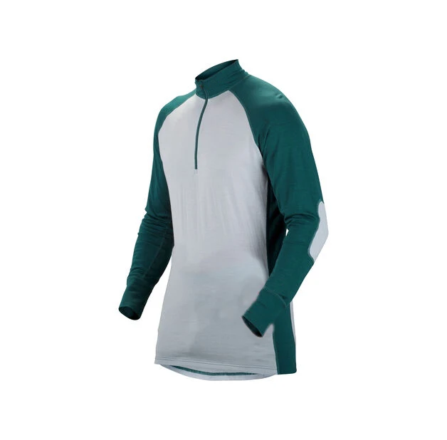 Высококачественное мужское термобелье с подогревом из мериносовой шерсти, комплекты нижнего белья на молнии, базовая спортивная одежда с длинным рукавом