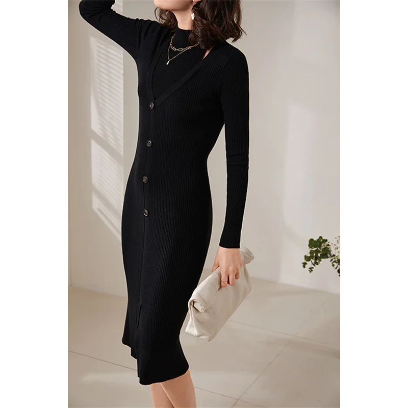 All Size Temperament Short Sleeve 18-24 25-35 Years Winter Dresses For Ladies Ladies Long Dress