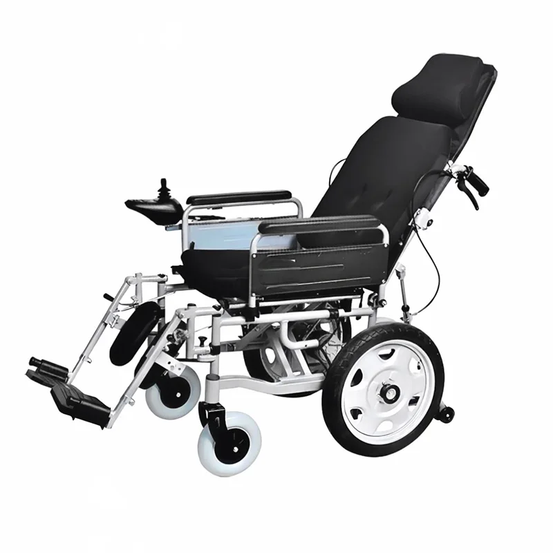 Factory direct medical wheelchair 20A 30-35km steel electric wheelchair for disabled people