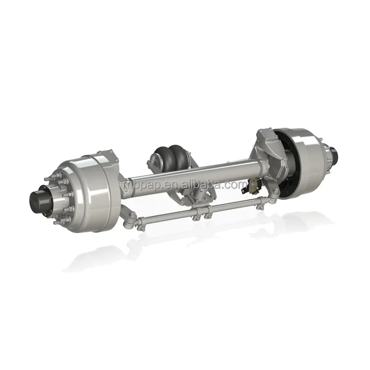 Premium Square 120mm Steered Axle 9Ton 10Ton 11Ton Steering Wheel for Agricultural Trailers