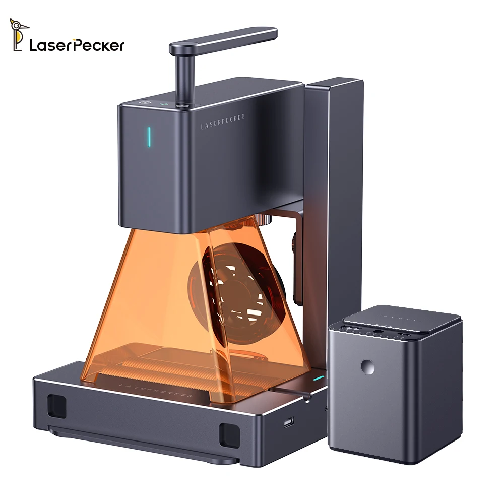 Easy To Operate Laserpecker LP2 Deluxe Mini Portable Laser Engraver ALL Non-Metal DIY For Laser Engraving Machine