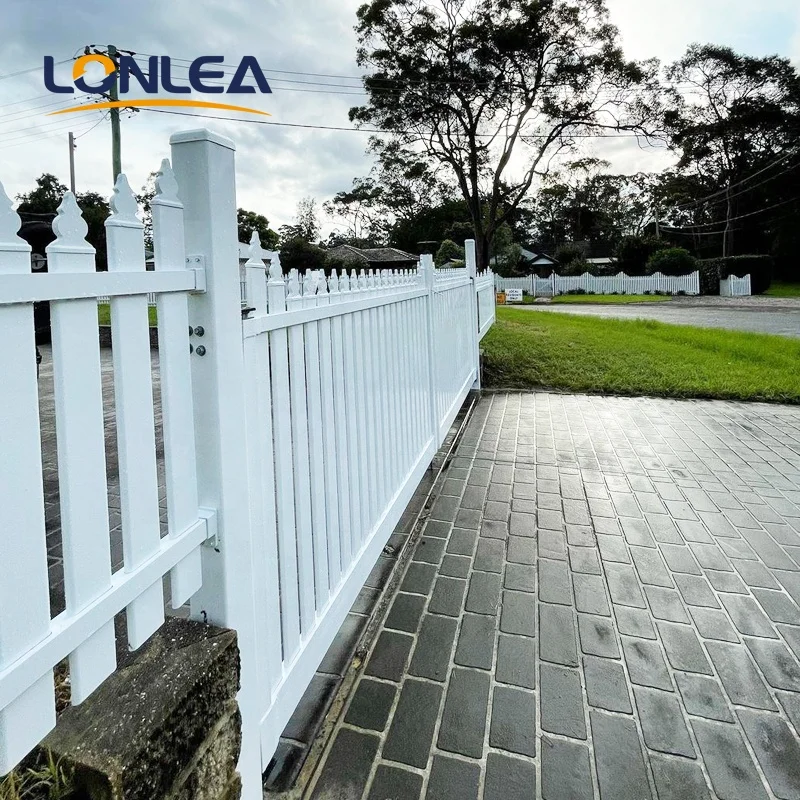 factory direct price aluminum alloy fence steel metal picket ornamental fence tubular Steel Fence