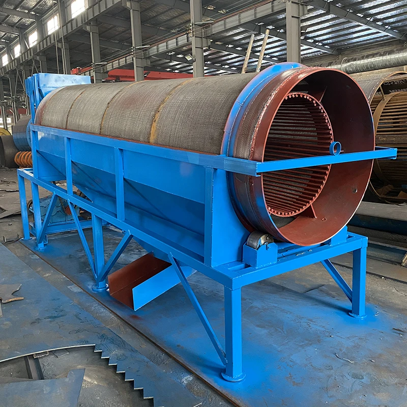 High Efficiency Mobile Gold Mining Equipment Industrial Rotating Drum Sieve Trommel Screen Drum For Gold Mine
