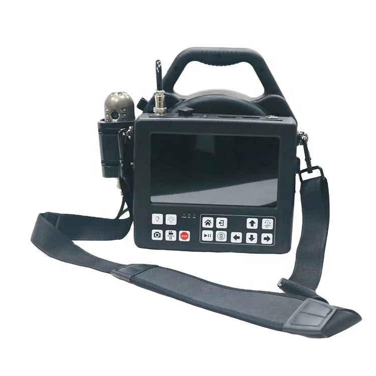 Vicam 45mm HD Dual Viewing Chimney Inspection Camera 20m Soft Cable 360 Degree Rodary Camera  8 Inch HD Chimney Cameras V8-45DC