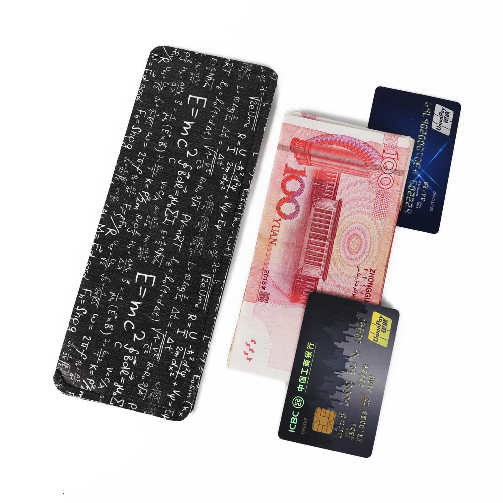 Dupont tyvek paper material wallet light weight tyvek wallet paper wallet