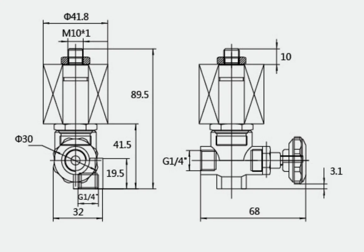 DL-6E Adjustable Steam Ironing Solenoid Valve for Electric Iron for Textile Machine Parts