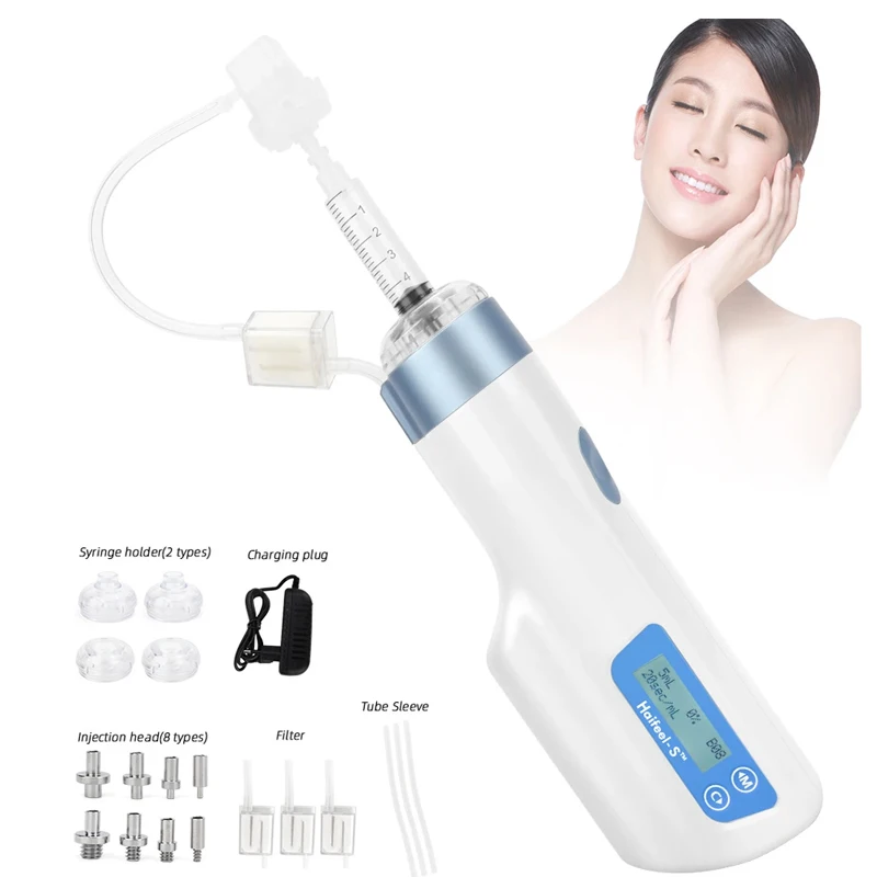 New Water Mesotherapy Meso Injector 5Pins Needle haifeel micro needle Mesotherapy  facial beauty Gun