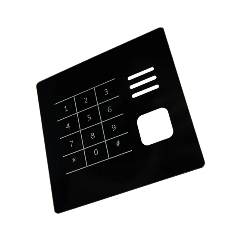 manufacturer produces intelligent touch tempered glass panels office ultra-white intelligent scanning code tempered glass cover