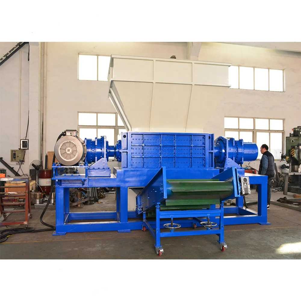 Car Tire/Plastic/Rubber/Drum/Bucket/Barrel/Bottle Shredder From Quality Manufacturer