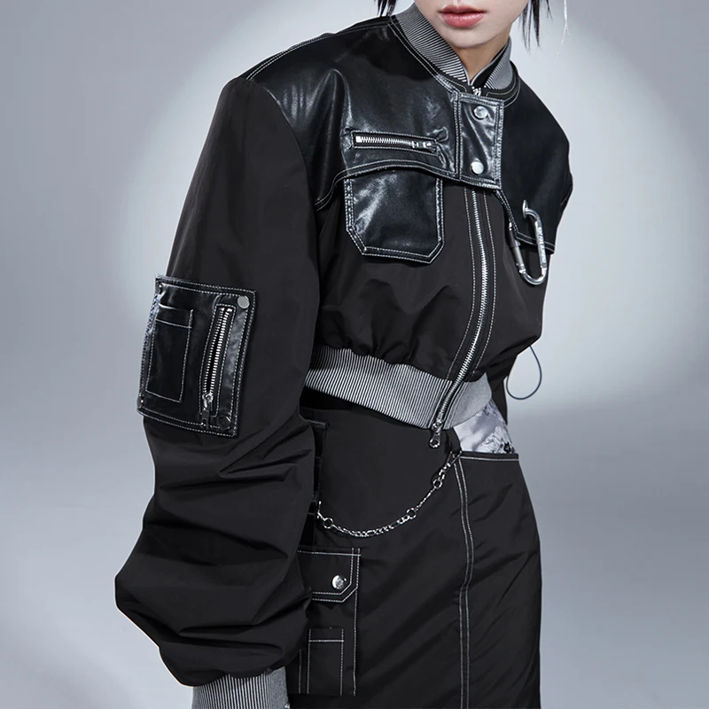 Custom Supplier Knockoff Brand Imitation Luxury Manufacturer Brand Replica Women Replication Coat Winter Varsity Bomber Jacket