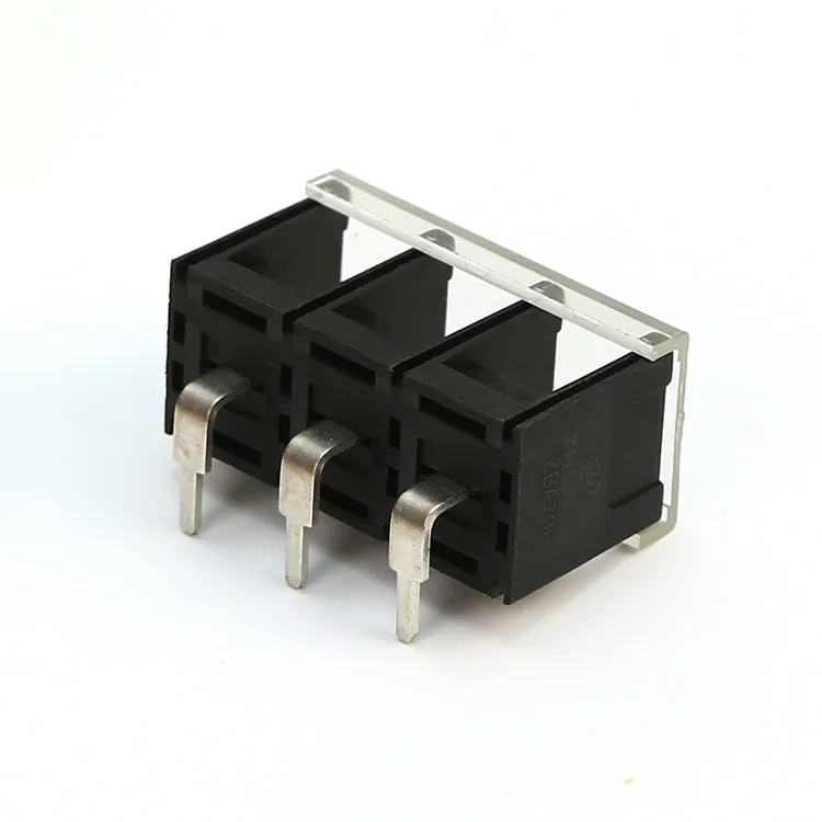 ZB708G ZB708H ZB708R ZB708M pitch 13 mm black with cover flange barrier strip terminal block