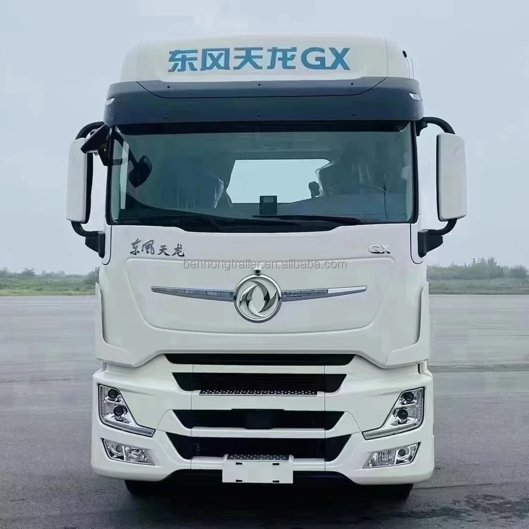 Sinotruk Dongfeng 4X2 375HP 420HP Tractor Truck Head Diesel Engine Air Gross Wheel Brake Vehicle Transmission Weight