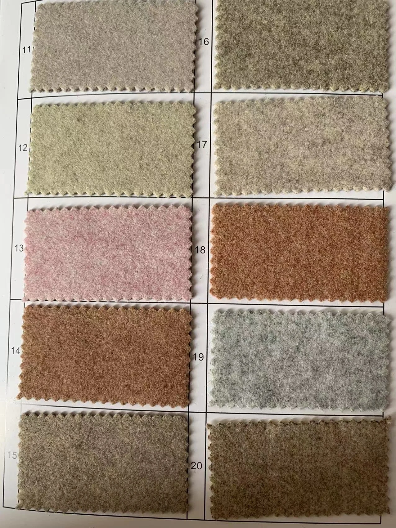 Sense Coat Coat Stock Factory Supply Elastic Fabric Needled Fabric 2spandex Multi-color Fleece 470gsm 98polyester 11 Woven