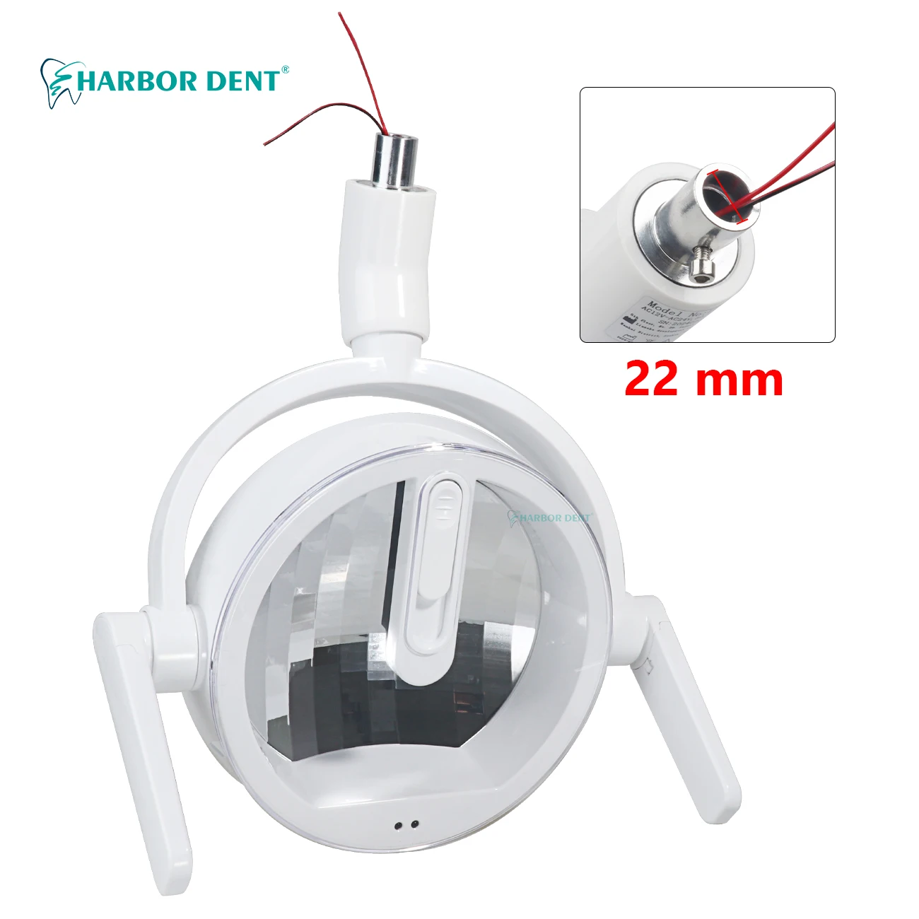 Spare Parts Dental Chair White Round Shadeless Multifunctional  Dental Led Operating Lamp