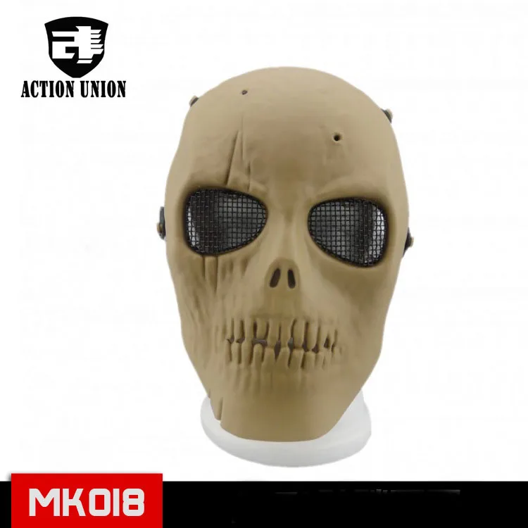  WoSporT Military Tactical Full Face mask Halloween skull for Party Hunting Airsoft Paintball Army Combat