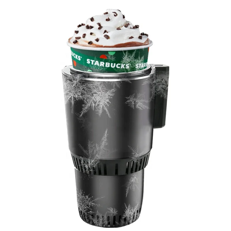 Wholesales Multifunctional Car Electric Mini Portable Fridge Smart Cooling Drink Cup Cold Water Bottle