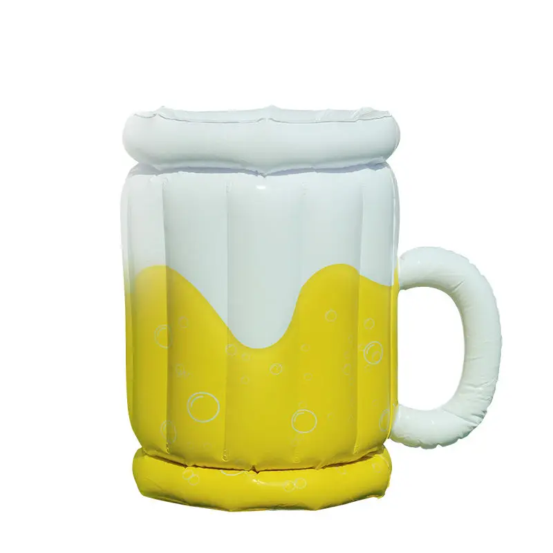 Custom Non-phthalate PVC Inflatable Ice Bucket Inflatable Can Cooler